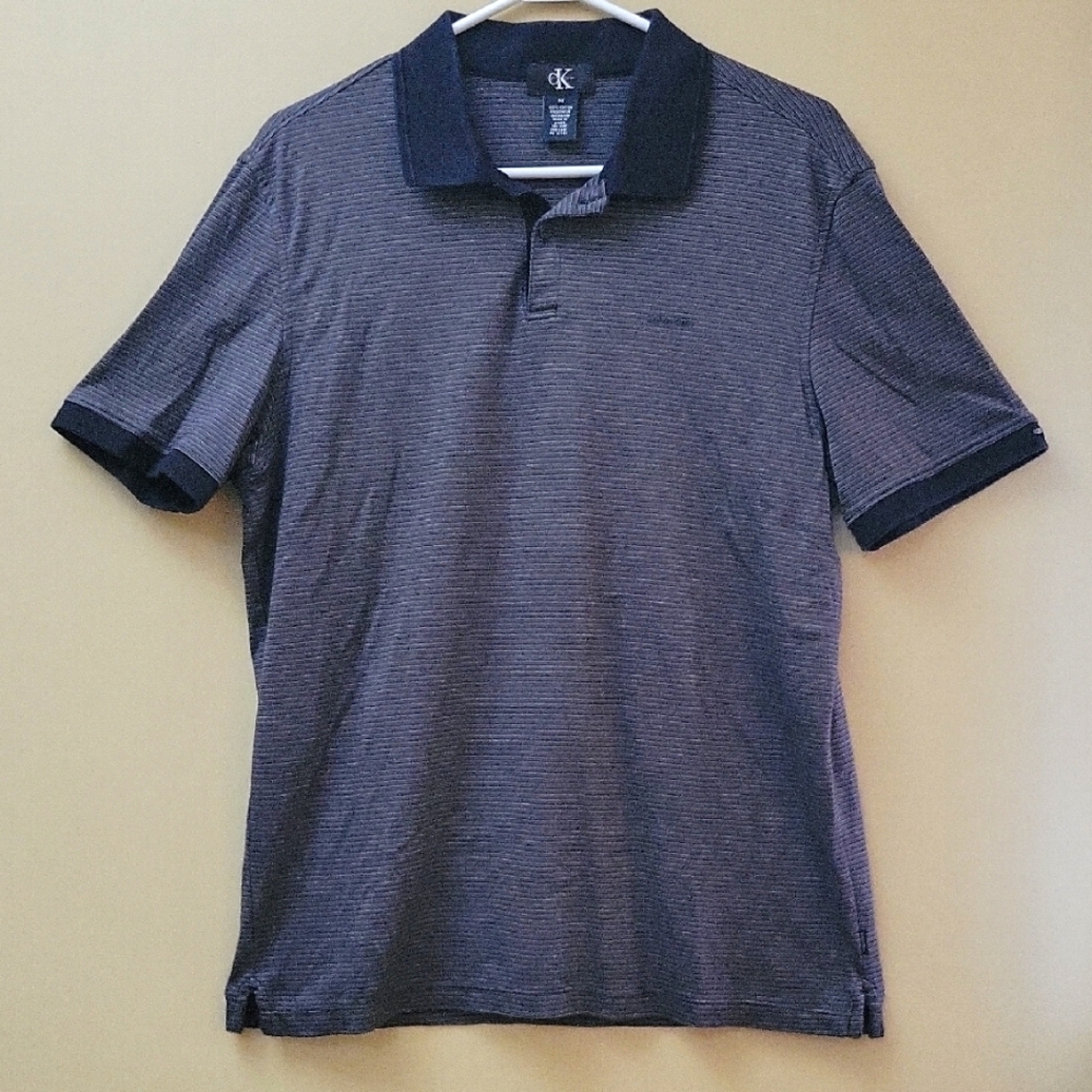 Calvin Klein Men's Polo Shirt - Dark Gray